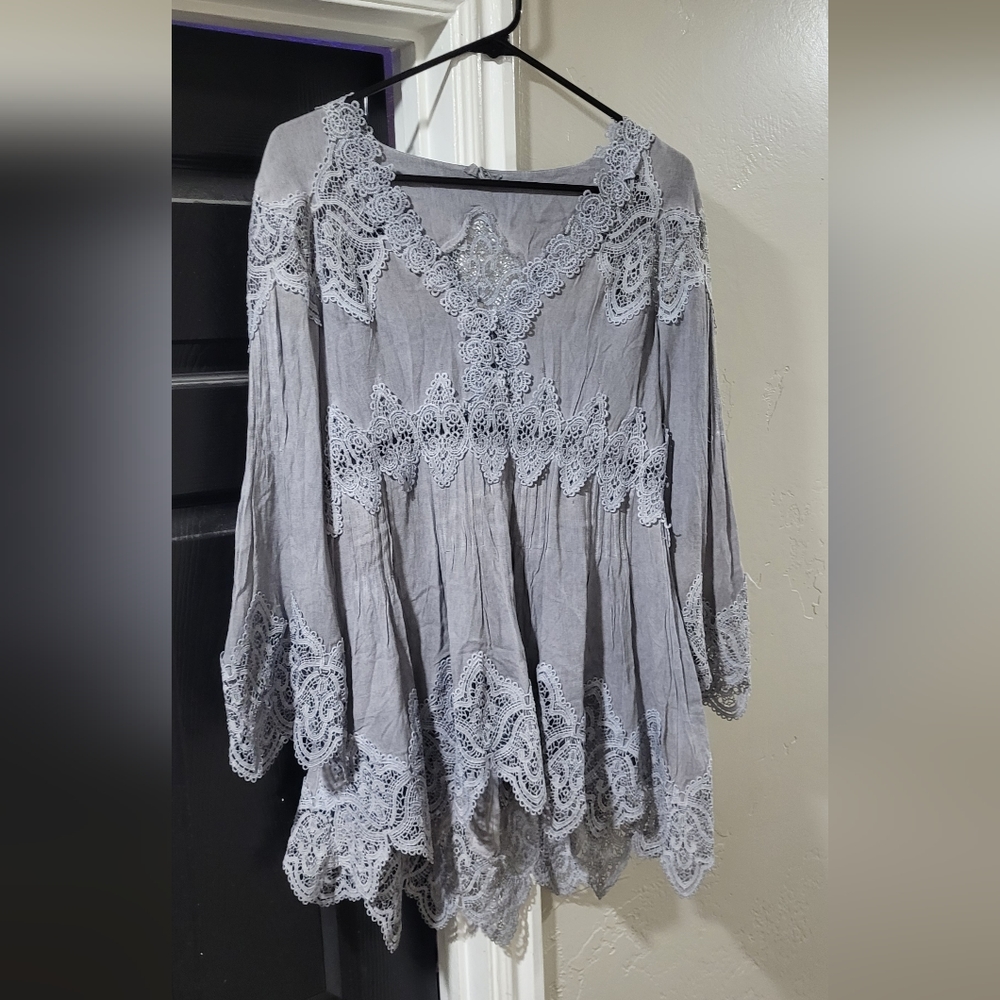 Lacy long shirt